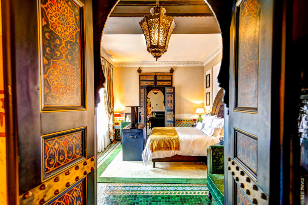 Featured in Jaya Travel & Tours blog "The Mummy Film Locations", this image shows the hotel room in Marrakech that is one of the movie locations.