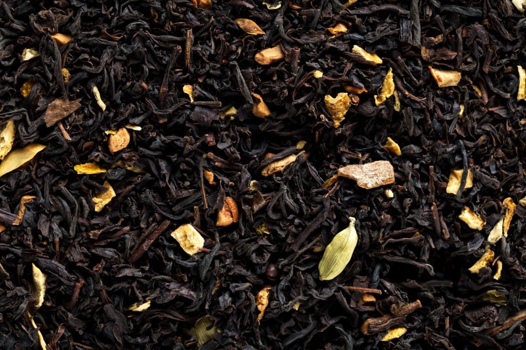 loose hal or cardamom tea spread all over that was hand picked by traditional tea culture standards for brewing arabic tea which you can drink on a tour with Jaya.