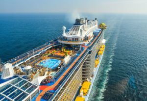 The Royal Caribbean cruise ship has tons of onboard activities for travelers when they book a cruise with Jaya Travel & Tours.