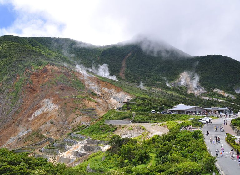 Featured in "Japan Tour: Rich History & Culture" by Jaya Travel & Tours, this image shows Ōwakudani located in Tokyo.