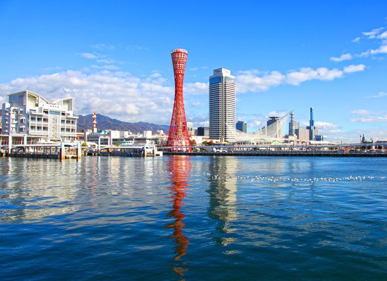 Featured in "Japan Tour: Rich History & Culture" by Jaya Travel & Tours, this image shows Meriken Park and Kobe Harborland.