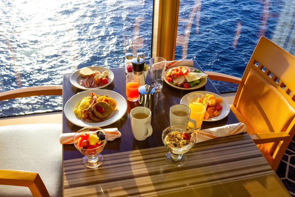 Cruise Agent: Why You Need One for Your Dream Cruise blog- Picture of vegetables on various plates from Jaya Travel & Tours blog