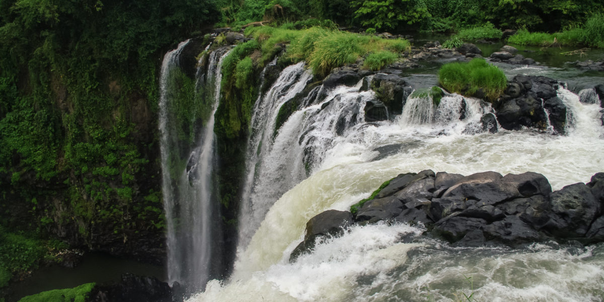 Featured in the blog "Walk in the steps of Apocalypto Film Locations" by Jaya Travel & Tours, this image shows the film destination Eyipantla Falls in Mexico.